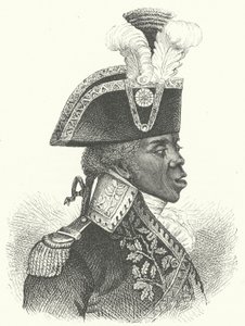 Toussaint Louverture, a haiti forradalom vezetője (metszet) alkotó: German School