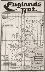 Tizenkét hónap korlátlan U Boat Warfare, 1917-1919 alkotó: German School