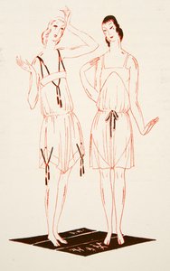 Alsónemű a Styl, kiadó 1922 (pochoir print) alkotó: German School