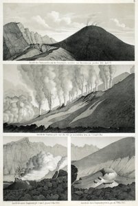 Kilátás a Somma-hegyre és a Vezúvra, nyugatról az obszervatóriumból, 1855. április 27. alkotó: German School