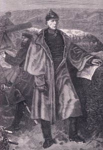 Von Moltke Párizs előtt, Cassells History of the War Franciaország és Németország között, kiadó: Cassell and Company Limited, 1890 körül (litho) alkotó: German School