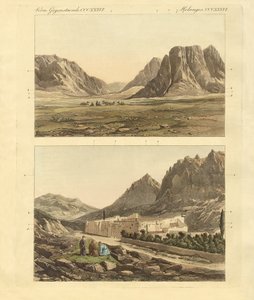 Út a Sínai-hegyhez (színes metszet) alkotó: German School