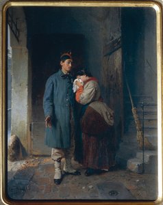 Az 1866-os hadkötelesek távozása, Gerolamo Induno