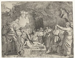 Opwekking van Lazarus alkotó: Gerrit Bleker