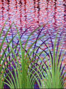 Creek nádas 08, 2014 (akril, vászon)