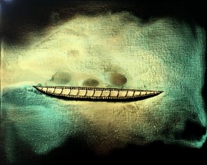 Voyage 206, 2017 (akril, vászon) alkotó: Gerrit Greve