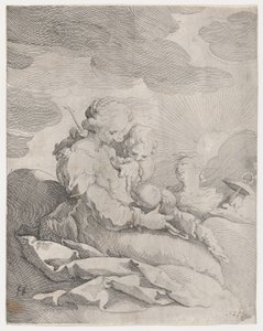 Hit, remény és szeretet, kb. 1593. alkotó: Gerrit Pietersz Sweelink