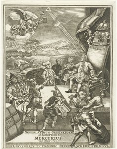 Az 1750-es európai Merkúr címlapja alkotó: Gerrit Sibersma (possibly)
