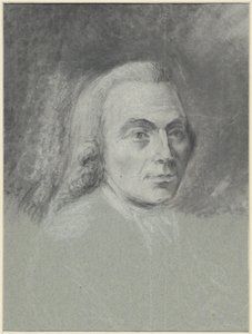 Gerrit Zegelaar önarcképe, parókával alkotó: Gerrit Zegelaar