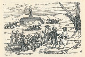 Barents az Északi-sarkon: Kunyhó, ahol teleltünk, 1598, 1912 alkotó: Gerrit de Veer