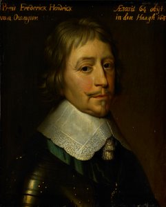 Frederik Hendrik narancs herceg portréja, 1653 körül (olaj, tábla) alkotó: Gerrit van (after) Honthorst