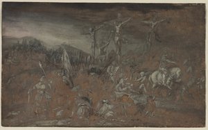 A keresztre feszítés, az 1600-as évek utolsó fele. alkotó: Gerrit van Battem