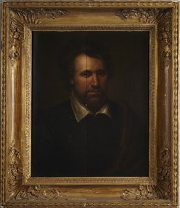 Ben Jonson (1573-1637) alkotó: Gerrit van Honthorst