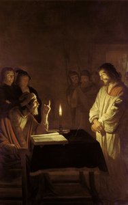 Krisztus a főpap előtt, 1617