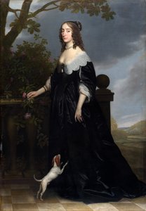 Erzsébet Stuart 1596-1662, Cseh királynője, 1642 alkotó: Gerrit van Honthorst