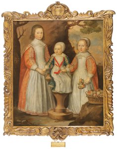 Holkeri George Preston három gyermekének portréja, 1650 alkotó: Gerrit van Honthorst