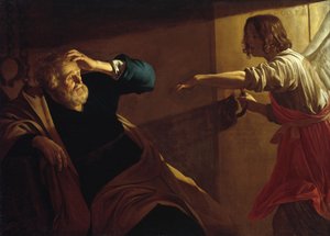 Die Befreiung des Heiligen Petrus alkotó: Gerrit van Honthorst