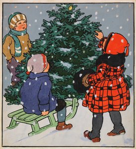 Illusztráció drága kis könyvemhez, 1928. alkotó: Gertrud Caspari