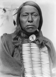 A sziúk főnöke, Flying Hawk, 1900 körül alkotó: Gertrude Käsebier
