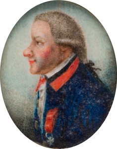 Vandermeerck tábornok portréja, 1735-63 körül (olaj, papír)