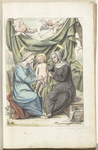 Madonna gyermekével és Szent Annával