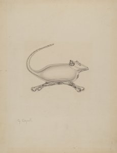 Egér, c. 1937. alkotó: Giacinto Capelli