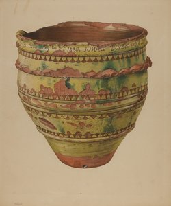Viszlát. Német Jardiniere, 1939 körül. alkotó: Giacinto Capelli