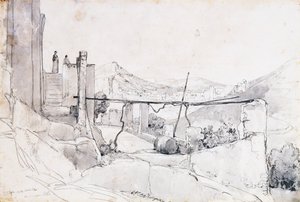 Capri lépcsőtől Anacapriig alkotó: Giacinto Gigante