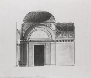 Szekrénytervezés a pétervári Serracapriola herceg számára alkotó: Giacomo Antonio Domenico Quarenghi