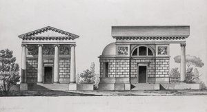 Templomtervezés a Tutomlin család számára alkotó: Giacomo Antonio Domenico Quarenghi