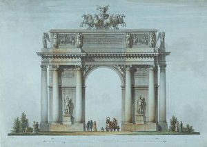 A Narva diadalkapu Szentpéterváron, 1814