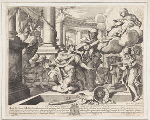 Augustus császár és a tiburtinus Szibilla alkotó: Giacomo Barri