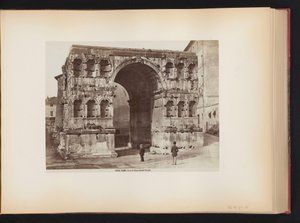 Janus diadalíve Rómában, Olaszországban Roma. Arco di Giano quadrifronte (cím a tárgyon)