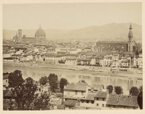 Firenze. Panoráma alkotó: Giacomo Brogi