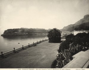 Kilátó a Montecarlo Casino előtt, kilátással Monacóra