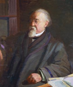 Cesare Lombroso (1835-1909) olasz antropológus és kriminológus portréja, Giacomo Grosso (1860-1938)