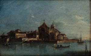 The Island of Santo Spirito c.1790 (Oil on canvas)