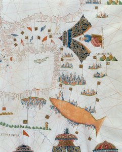 Tengeri térkép, a Gran Turco részlete, 1564