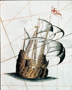 Genoise karavel (egy portulán részlete