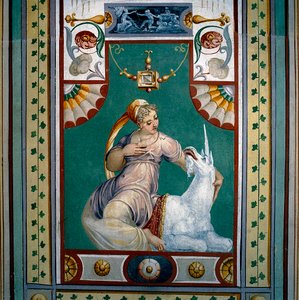 A tisztaság allegóriája (freskó) alkotó: Giallo Fiorentino