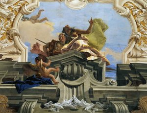 Az igazságosság lehetővé teszi, hogy a Harmony diadalmaskodjon, 1746 körül.