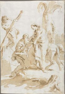 Repülés Egyiptomba alkotó: Giambattista Tiepolo