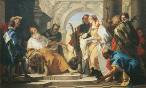 A Crotta család védőszentjei alkotó: Giambattista Tiepolo