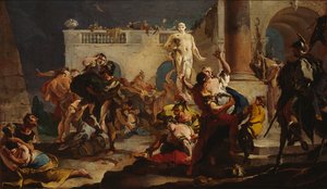 A szabin nők megerőszakolása, 1718-1719.