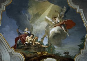 Izsák feláldozása, 1728 körül.