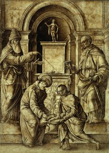 Áldozati jelenet alkotó: Gian-Francesco de Maineri
