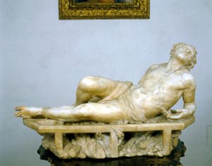 Szent Lőrinc a grillen, 1617 (márvány)