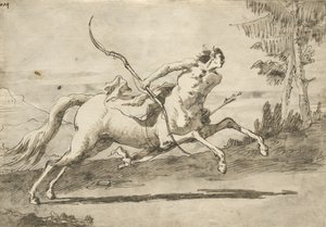 Vágtázó kentaur, 1755-65 körül
