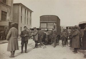 Album "Pictures of War II": Olasz katonák Gradisca Sagradóban, Gorizia, Olaszország (f/w fotó)