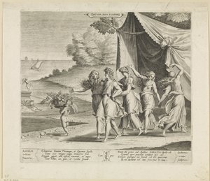 Apollo és a négy évszak Quatro anni tempora (cím a tárgyon)